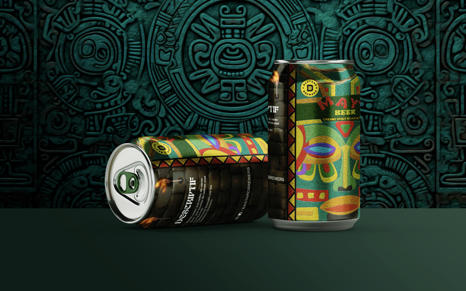 projet branding canette, infographiste